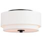 Vaxcel Burnaby 2-Light Flush Mount in Black, , large