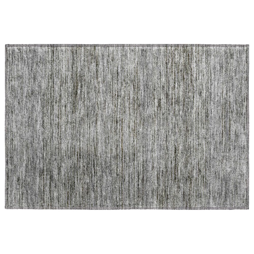 Dalyn Rug Company Soft Essentials Solid Gray 2"6" x 3"10" Indoor/Outdoor Area Rug, , large