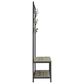 Linden Boulevard Hayes Hall Tree in Dark Brown and Grey, , large