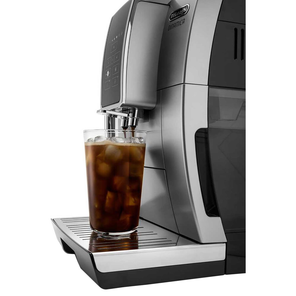 De'Longhi Dinamica Automatic Coffee and Espresso Machine in Silver