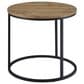 Pacific Landing Lainey Round End Table in Mango and Black, , large