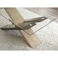 Crystal City Tasha Cocktail Table in Natural and Deep Cherry, , large