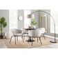 Lumisource Ashland Chair in Cream/Black, , large
