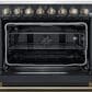 Forno Paolo 36" Freestanding Electric Range in Black, , large