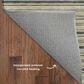 Dalyn Rug Company Soft Essentials Striped Granite 2"6" x 3"10" Indoor/Outdoor Area Rug, , large
