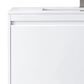 James Martin Vanities Mantova 35.4" Single Bathroom Vanity in Glossy White and Brushed Nickel with 2 cm Glossy White Solid Surface Top and Rectangular Sink, , large