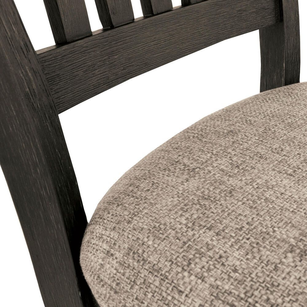 Ashley Tyler Creek Dining Chair Set of 2 in Black and Grayish Brown, , large