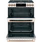 Cafe 30" Slide-IN Front Control Dual-Fuel Double Oven with Convection Range in Matte White with Brushed Bronze Handle, , large