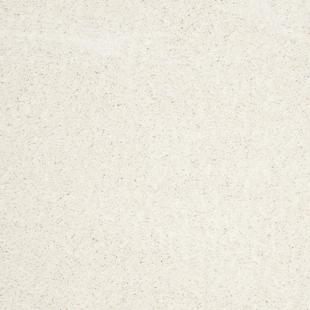 Safavieh Athens Shag SGA119B-5 5&#39;1&quot; x 7&#39;6&quot; White Area Rug, , large