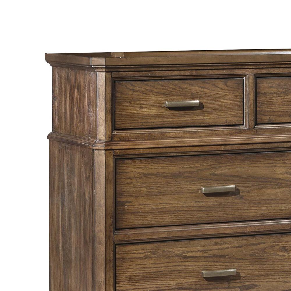 Hawthorne Furniture Telluride Dresser and Mirror in Vintage Oak, , large