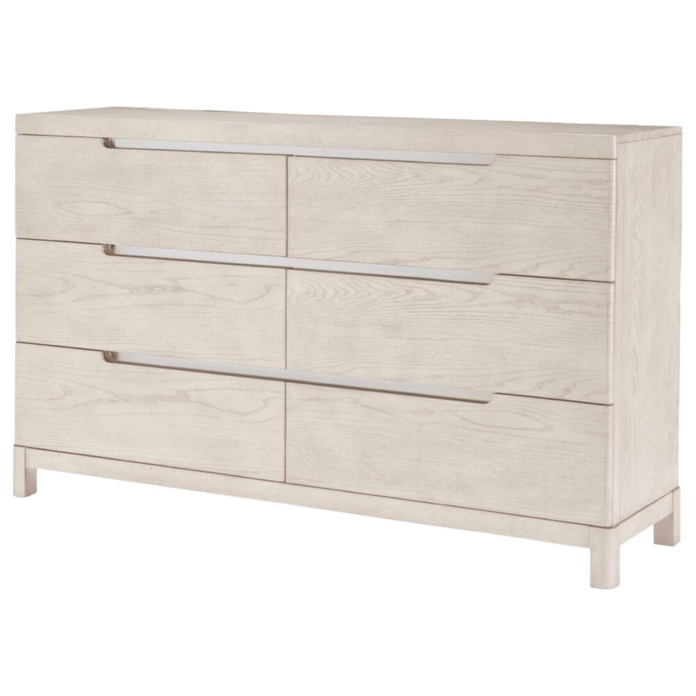 Legacy Classic 11 West 5-Piece King Panel Bedroom Set in Cashmere White, , large