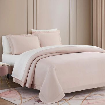HiEnd Accents Lyocell 3-Piece Super Queen Duvet Set in Blush, , large