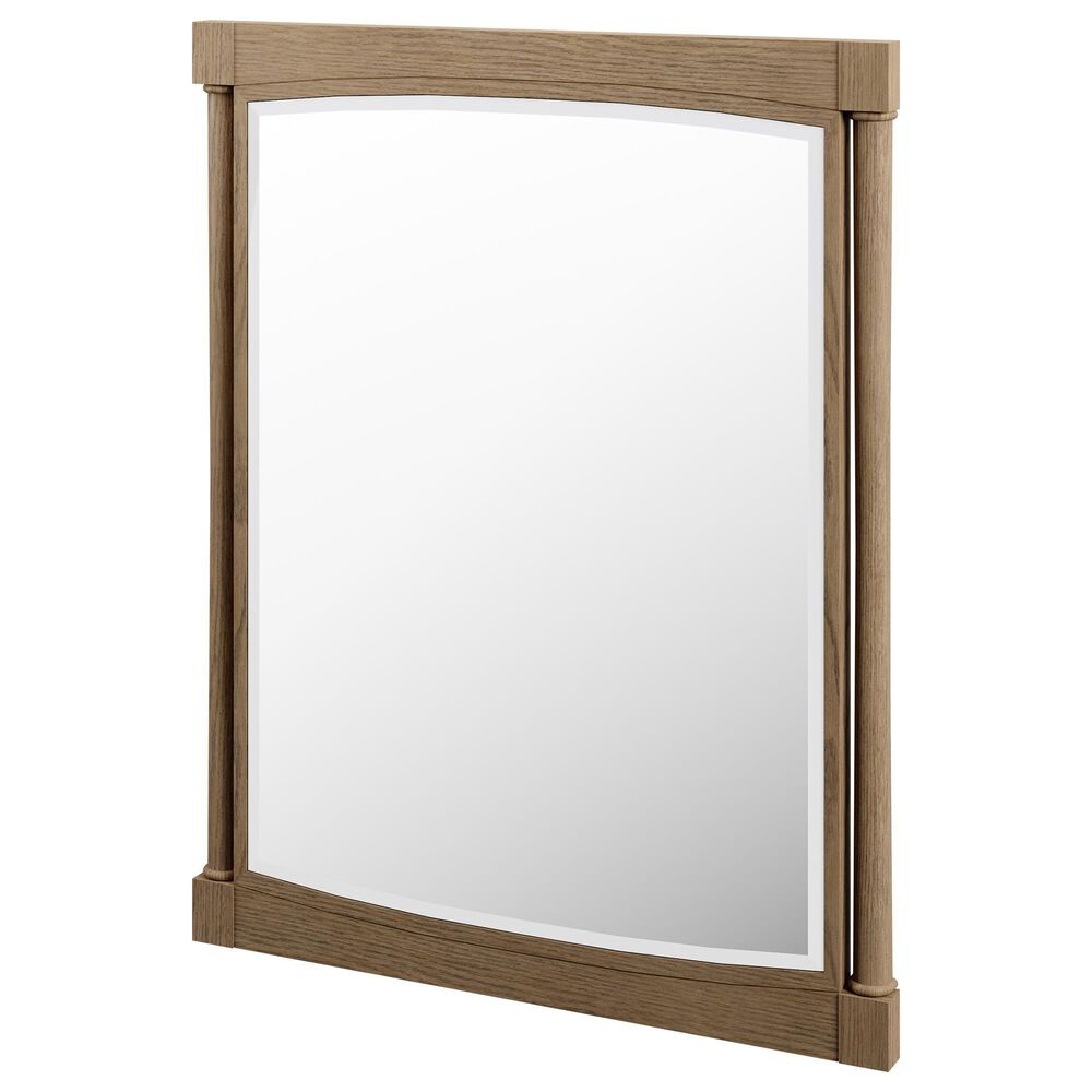 James Martin Kinnsden 30" Rectangular Mirror in Weathered Oak, , large