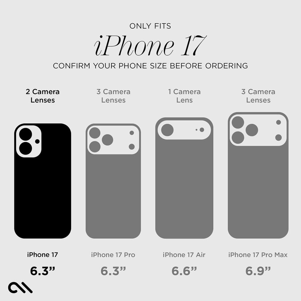 Case-Mate Aluminum Camera Lens Protector for iPhone 17 in Twinkle, , large