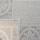Safavieh Bermuda 5"3" x 7"6" Light Blue and Ivory Indoor/Outdoor Area Performance Rug, , large