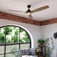Vaxcel Niles 60" Integrated LED Ceiling Fan in Black, , large