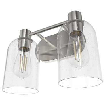 Hunter Lochmeade 2-Light Vanity in Brushed Nickel, , large