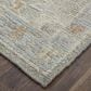 Feizy Grafton 3"6" x 5"6" Gray and Green Area Rug, , large