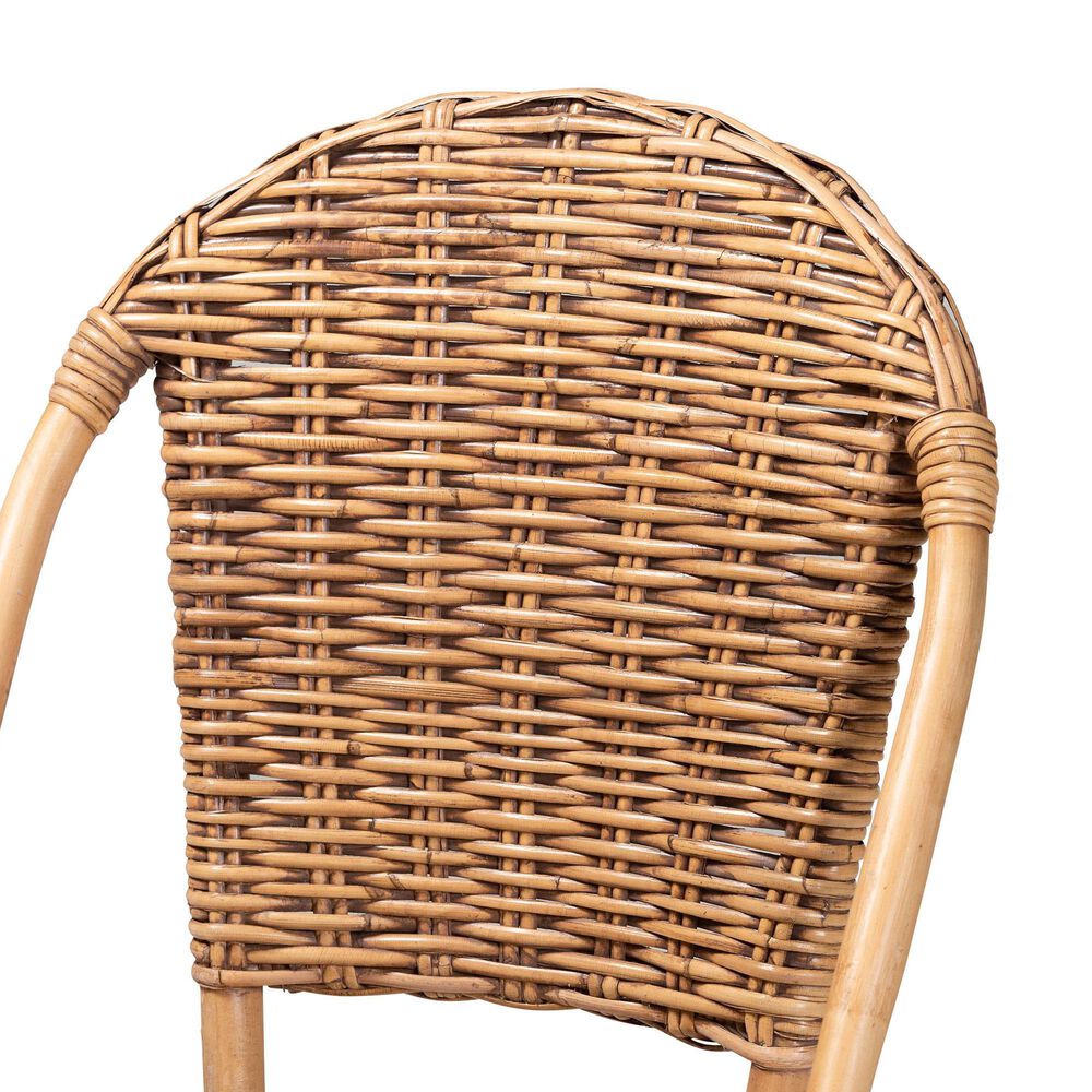 Baxton Studio Neola Side Chair in Natural Brown, , large