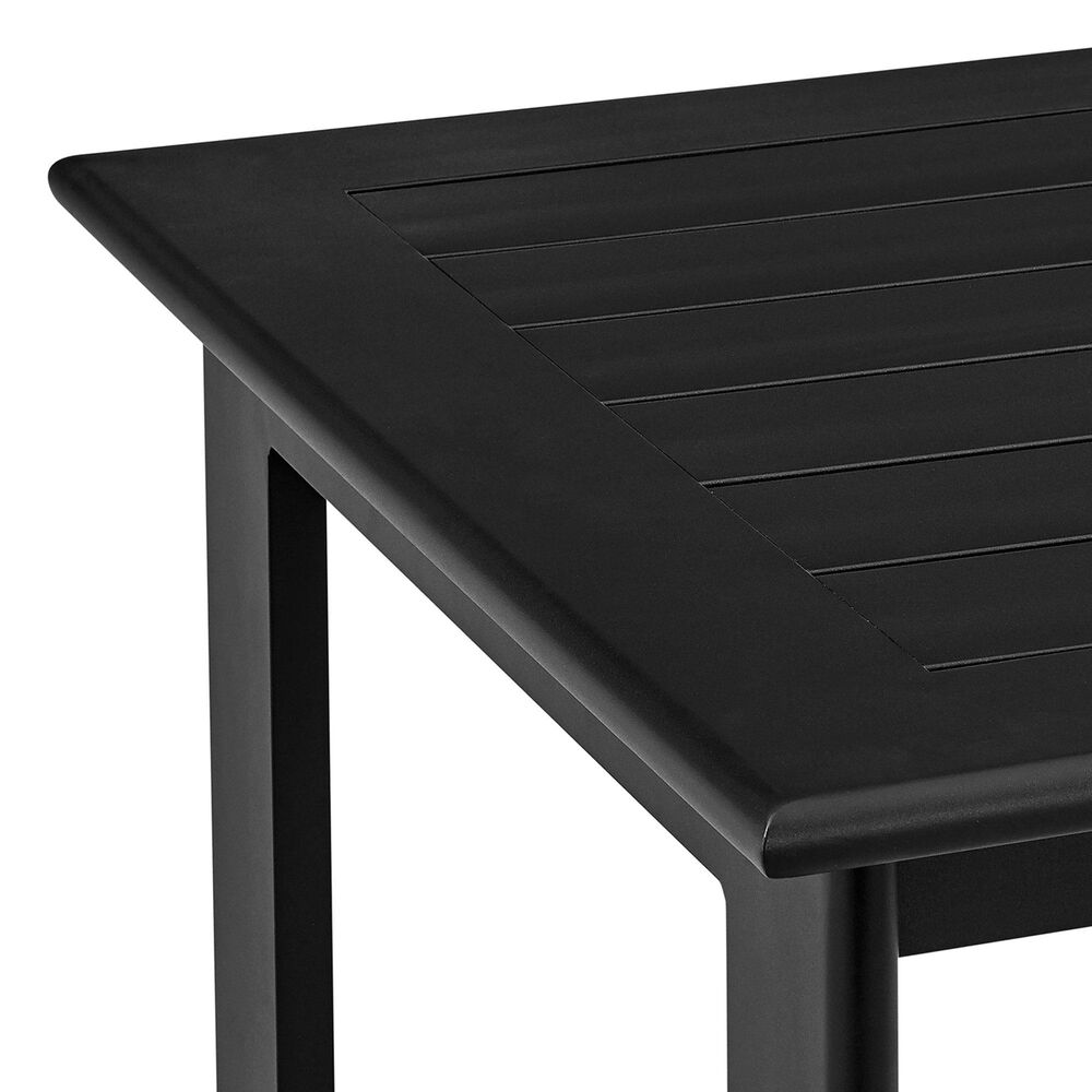 Blue River Cayman Outdoor Bar Height Dining Table in Black - Table Only, , large