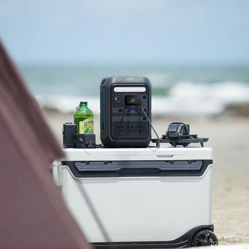 Anker Solix C300X Portable Power Station in Black, , large