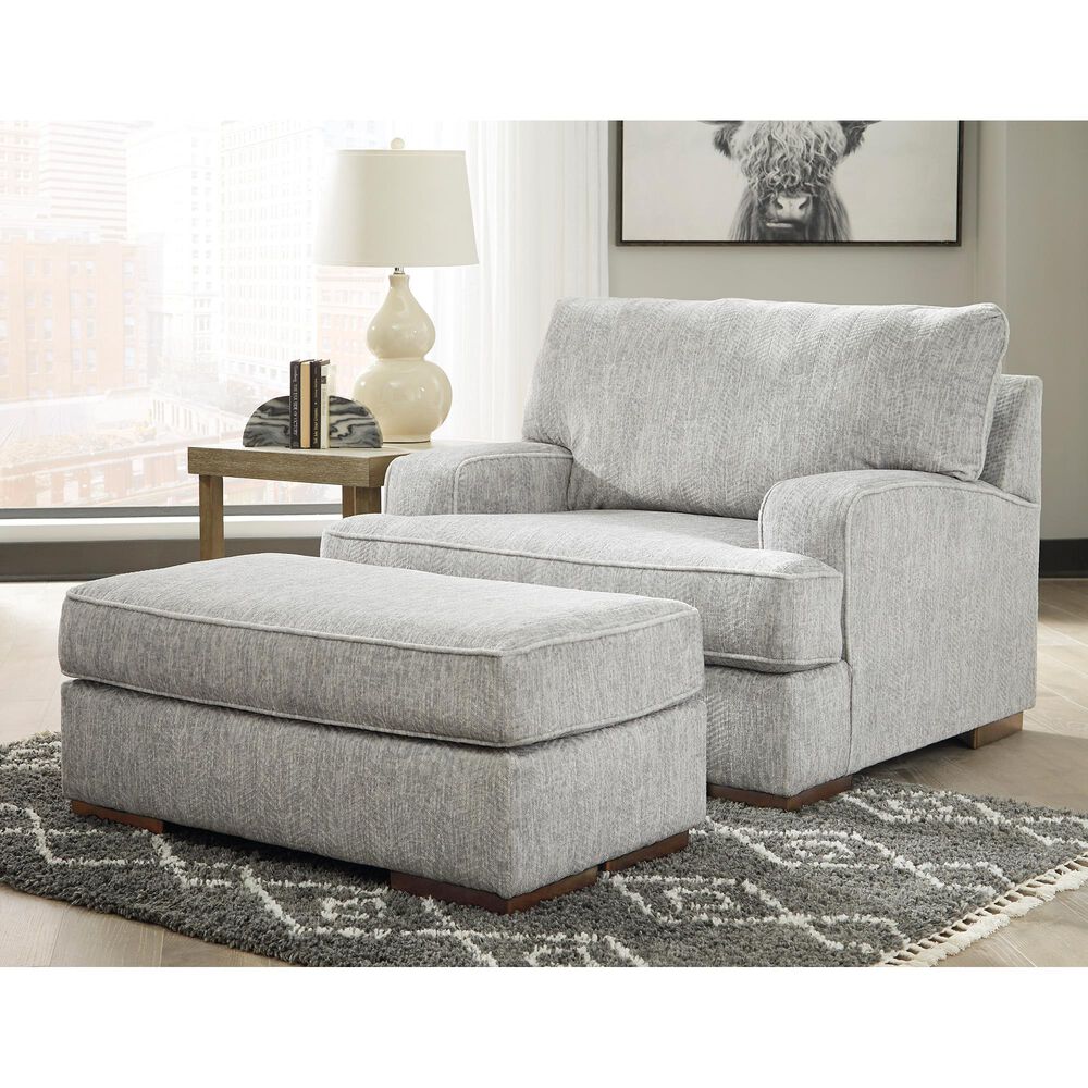 Ashley Mercado Chair and a Half in Pewter, , large