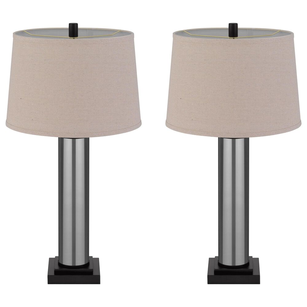 Cal Lighting Garner Table Lamp in Black (Set of 2), , large