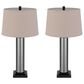 Cal Lighting Garner Table Lamp in Black (Set of 2), , large