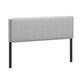The Monday Company Emslie Upholstered Pillow Headboard in Light Gray, , large