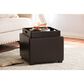 Baxton Studio Tate Storage Ottoman in Dark Brown, , large