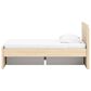 Ashley Onita Twin Panel Platform Bed with 1 Side Storage in Natural, , large