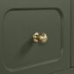 37B Ravello 36" Single Bathroom Vanity Cabinet in Deep Olive Green with Marble Top and Backsplash, , large