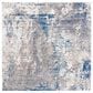 Safavieh Aston ASN718 3" Square Grey and Navy Area Rug, , large