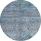 Dalyn Rug Company Karaj KJ5 8" Round Blue Indoor/Outdoor Area Rug, , large