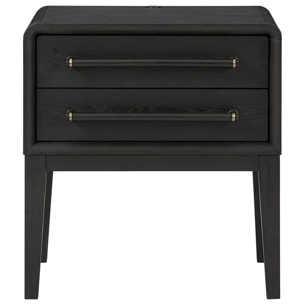 Sterling Timber Elure 2 Drawer Small Nightstand in Peppercorn, , large