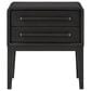 Sterling Timber Elure 2 Drawer Small Nightstand in Peppercorn, , large