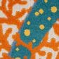 Nourison Aloha 7" x 10" Blue, Yellow and Orange Indoor/Outdoor Area Rug, , large