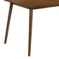 Armen Living Westmont and Renzo 5-Piece Dining Set with Orange Cushion in Walnut, , large