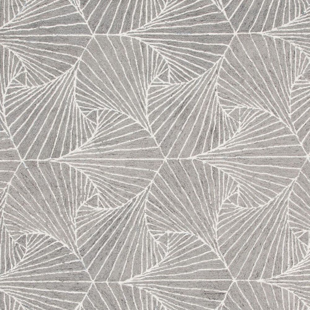 Safavieh Micro-Loop Geometric 4&#39; x 6&#39; Grey and Ivory Area Rug, , large