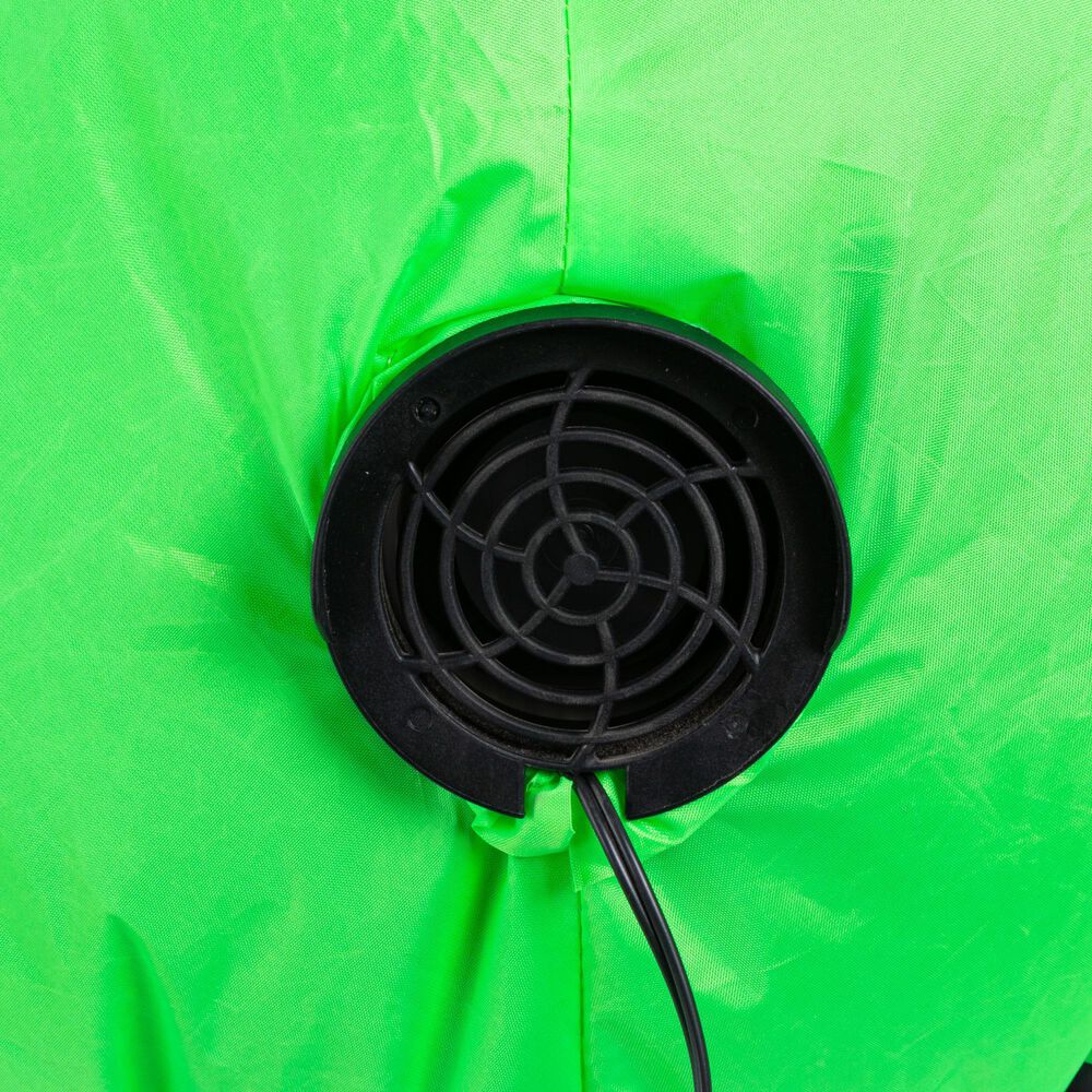 The Gerson Company 5&#39; Inflatable Halloween Spider with Disco Light in Green, , large