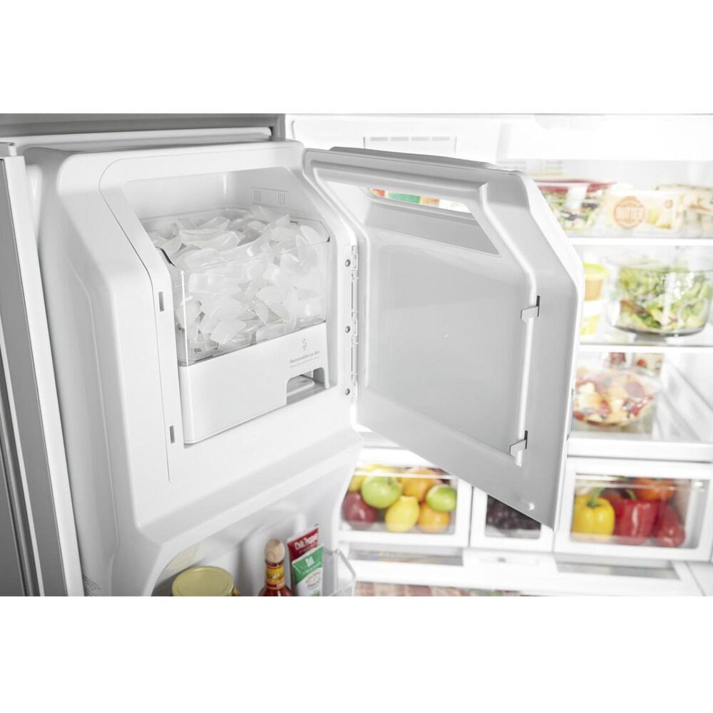 Whirlpool 27 Cu. Ft. 36&quot; French Door Refrigerator in Black Stainless, , large