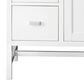 James Martin Addison 30" Single Bathroom Vanity in Glossy White with 3 cm Arctic Fall Solid Surface Top and Rectangular Sink, , large