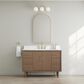 37B Mertola 48" Single Bathroom Vanity Cabinet in Walnut Drift with White Composite Stone Top and Backsplash, , large