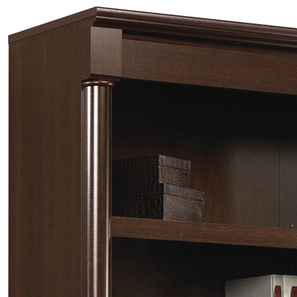 Sauder Palladia Library with Doors in Select Cherry NFM