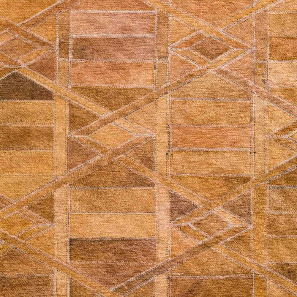 Dalyn Rug Company Durango Geometric 2&#39;3&quot; x 7&#39;6&quot; Spice Indoor/Outdoor Runner, , large