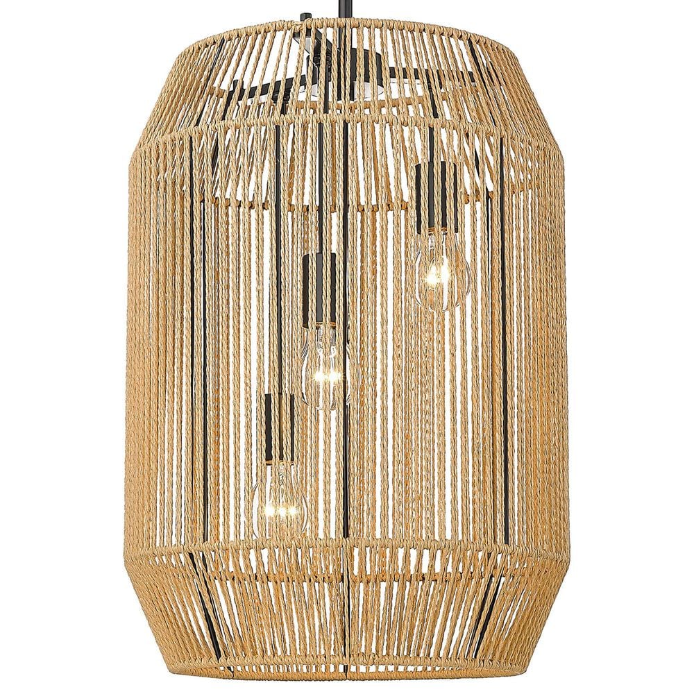 Golden Lighting Marlee 3-Light Pendant in Matte Black, , large