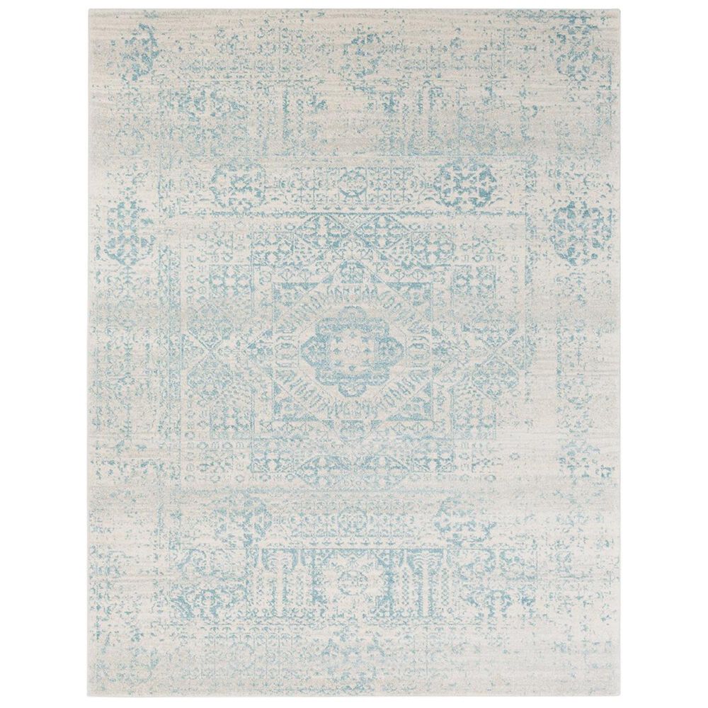 Surya Harput HAP-1026 3"10" x 5"7" Teal, Light Gray and Beige Area Rug, , large