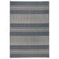 Amer Rugs Maryland 9" x 12" Blue and Ivory Area Rug, , large
