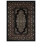 Rifle Paper Co Laurel Eleanor 2"8" x 4" Black Area Rug, , large