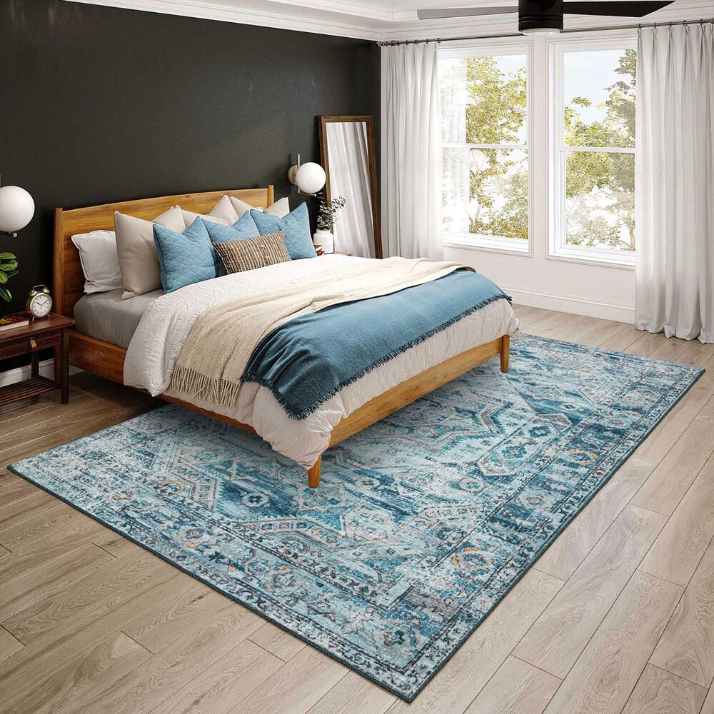 Dalyn Rug Company Jericho 5&#39; x 7&#39;6&quot; Denim Indoor/Outdoor Area Rug, , large